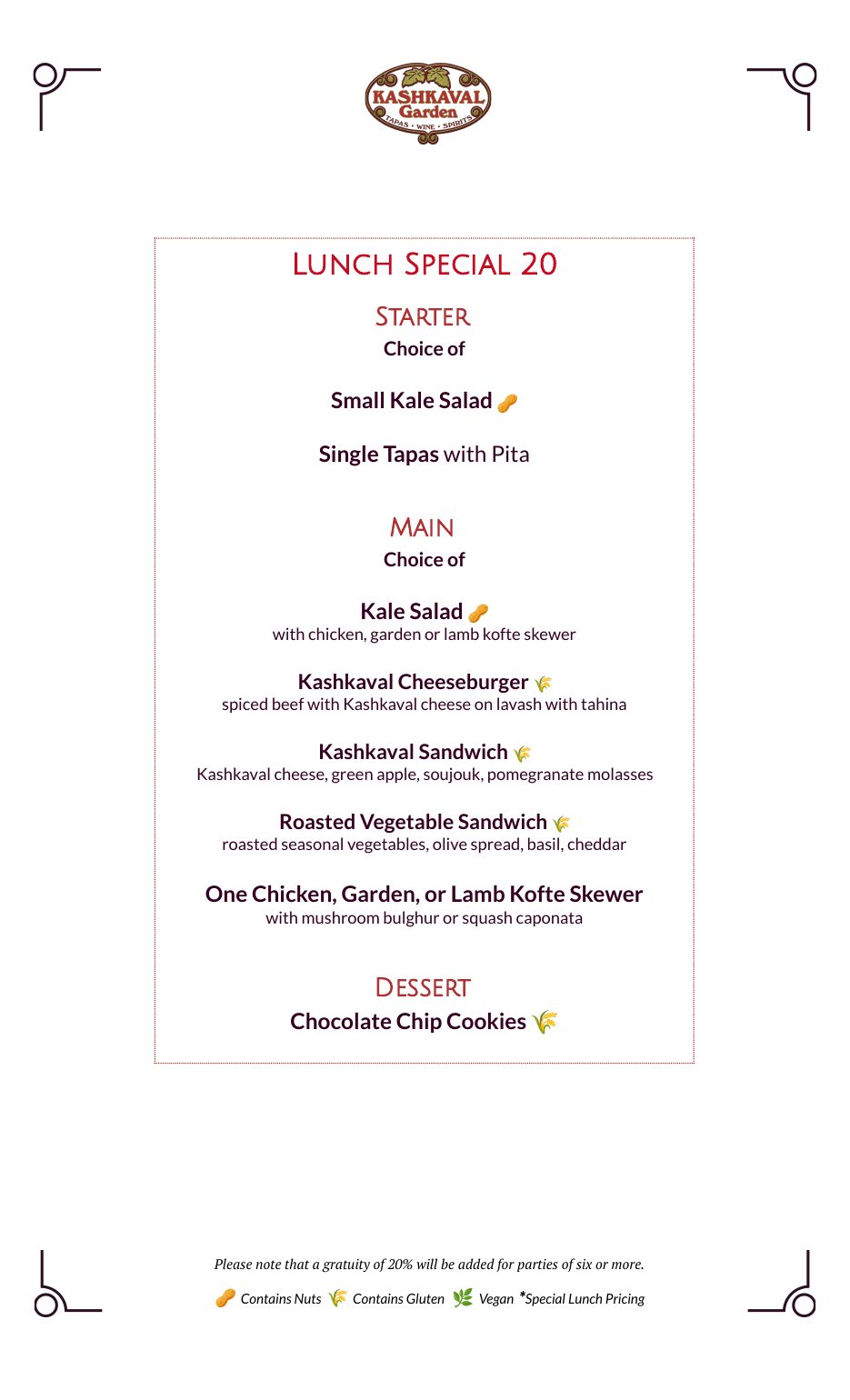 Lunch Menu - Page 3